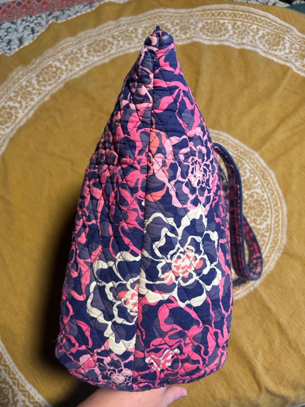 Vera Bradley Katalina Pink Quilted Travel Tote - Picture 5 of 11